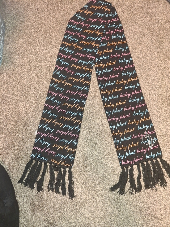 Baby Phat Accessories - Baby Phat Black Leggings with Multicolor Script